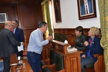 Imágenes del Pleno ordinario de diciembre del Ayuntamiento de Telde (Foto Francisco Javier Santana)